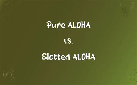 explain pure aloha and slotted aloha|Difference between Pure aloha and Slotted aloha.